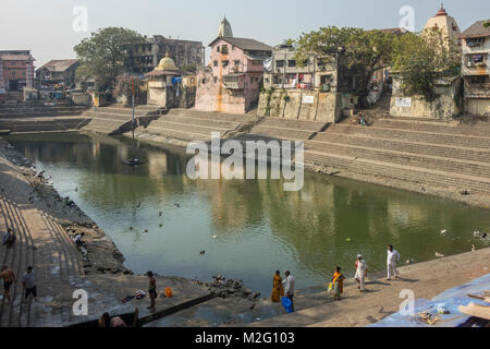 India Maharashtra, Mumbai, Malabaresi, Vennganj serbatoio Foto Stock