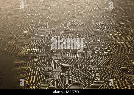 3D rendering seamless scheda di circuito di sfondo o tecnologia seamless sfondo Foto Stock