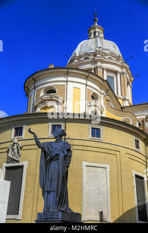 San Carlo al Corso chiesa in Roma, Italia Foto Stock