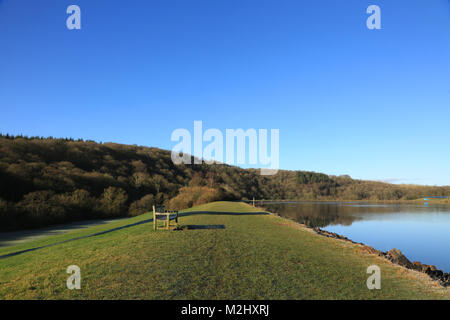 Vista del serbatoio Trimpley vicino a Bewdley, Worcestershire, Regno Unito. Foto Stock