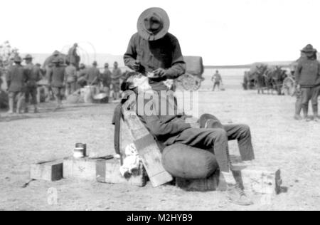 Pancho Villa Expedition, quartier generale dell esercito del barbiere, 1916 Foto Stock