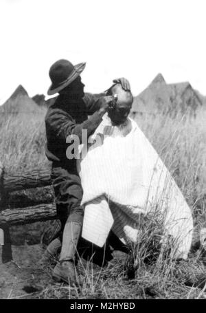 Pancho Villa Expedition, quartier generale dell esercito del barbiere, 1916 Foto Stock