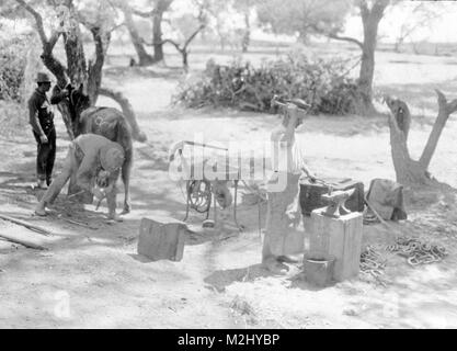 Pancho Villa Expedition, quartier generale dell esercito del fabbro, 1916 Foto Stock