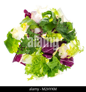 Insalata dietetica isolati su sfondo bianco Foto Stock