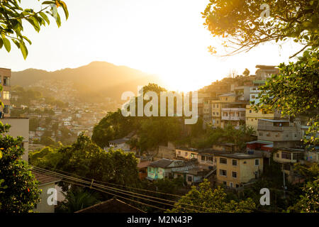 Favela a Rio de Janeiro in Brasile Foto Stock