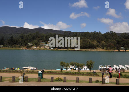 Gregorio lago Nuwara Eliya hill country provincia centrale dello Sri lanka Foto Stock