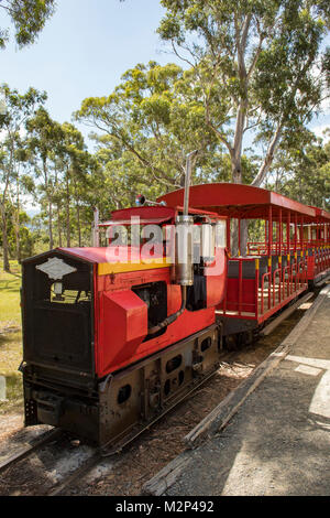 Ida Bay Treno del patrimonio, Ida Bay, Tasmania, Australia Foto Stock