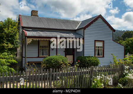 Trentham Cottage a Port Arthur, Tasmania, Australia Foto Stock