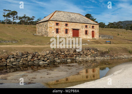 Commissariat Store, Darlington, Maria Island, Tasmania, Australia Foto Stock