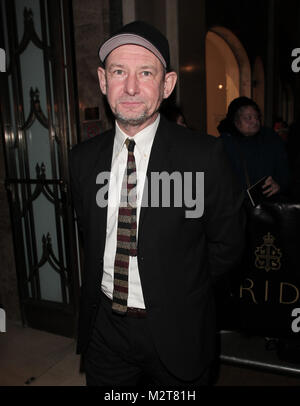 Londra, UK, 8 Febbraio 2018: Ian Hart assiste il London Evening Standard British Film Awards al Claridges Hotel di Londra Credito: RM Premere/Alamy Live News Foto Stock