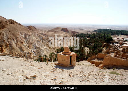 Chebika oasi, Tunisia meridionale Foto Stock