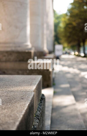 Haus der Kunst di Monaco di Baviera, Ingresso, fasi Foto Stock