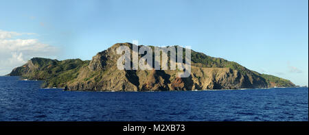 Isola Pitcairn, la casa del sistema HMS Bounty's rivoltosi. Foto Stock