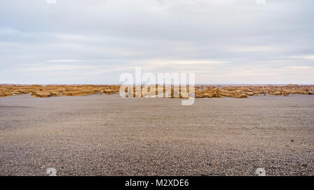 Yadan nazionale parco geologico nel Gansu città di Dunhuang Provincia Foto Stock