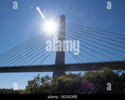 Penobscott narrows bridge Foto Stock