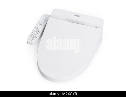 TOTO Washlet bidet sedile di gabinetto isolato su sfondo bianco con tracciato di ritaglio Foto Stock