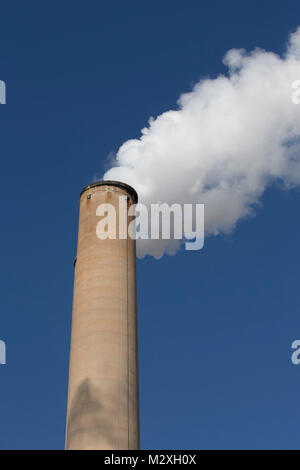 Tampa l'impianto elettrico centrale a carbone di Big Bend Power Station su Tampa Bay in Apollo Beach, Florida, Stati Uniti Foto Stock