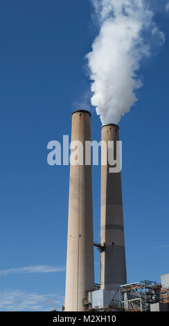 Tampa l'impianto elettrico centrale a carbone di Big Bend Power Station su Tampa Bay in Apollo Beach, Florida, Stati Uniti Foto Stock