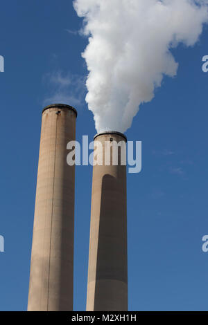 Tampa l'impianto elettrico centrale a carbone di Big Bend Power Station su Tampa Bay in Apollo Beach, Florida, Stati Uniti Foto Stock