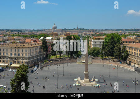 Piazza del Popollo Foto Stock