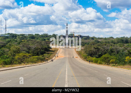 La guerra mondiale I Memorial, Lilongwe, Malawi, Africa Foto Stock