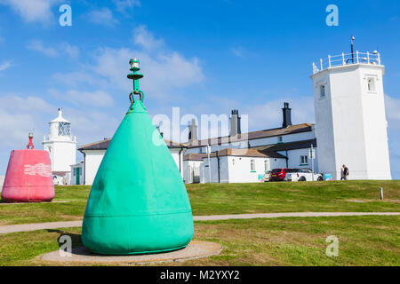 Inghilterra, Cornwall, la Lucertola Lighthouse Heritage Centre Foto Stock