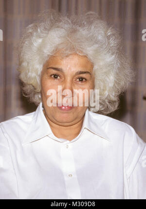 NAWAL EL SAADAWI scrittore egiziano 1989 fondatore e presidente di arabo womens associazione di solidarietà, Foto Stock