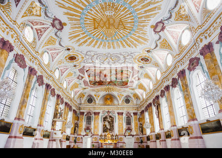 In Germania, in Baviera, Monaco di Baviera, Neuhauser Strasse, Burgersaalkirche aka i cittadini" Chiesa Hall, la Chiesa superiore Foto Stock