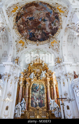 In Germania, in Baviera, Monaco di Baviera, Neuhauser Strasse, Burgersaalkirche aka i cittadini" Chiesa Hall, la Chiesa superiore Foto Stock