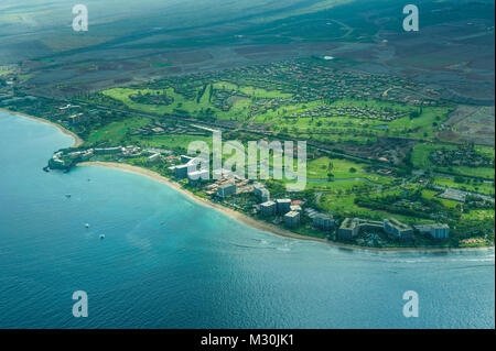 Antenne di Maui, Hawaii Foto Stock