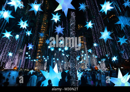 Decorazione di Natale a Manila, isola di Luzon, Filippine, Asia Foto Stock