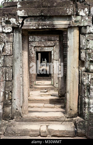 La Cambogia Siem Raep, Angkor, Ta tendere tempio Foto Stock