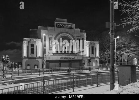 L'O2 Academy music venue è alloggiato nel restaurato art deco New Bedford cinema a Glasgow, Scotland, Regno Unito. Foto Stock