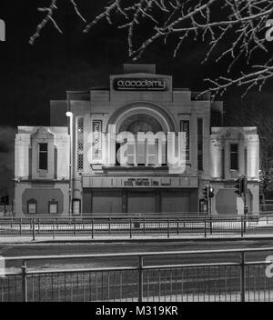 L'O2 Academy music venue è alloggiato nel restaurato art deco New Bedford cinema a Glasgow, Scotland, Regno Unito. Foto Stock