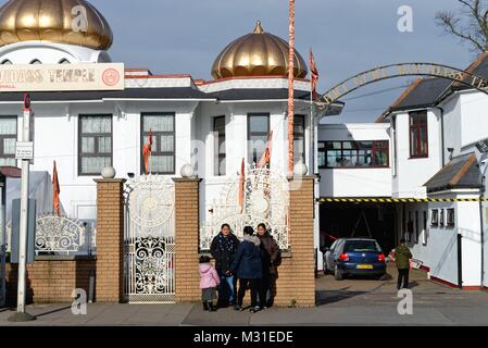 Shri Guru Ravidass Temple Western Road Southall Londra Inghilterra REGNO UNITO Foto Stock