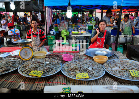 Bang Saray mercato della Thailandia Foto Stock