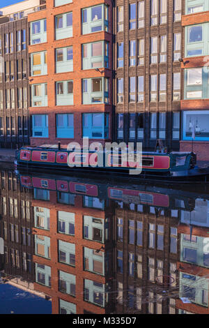 Gloucester Docks al crepuscolo Foto Stock