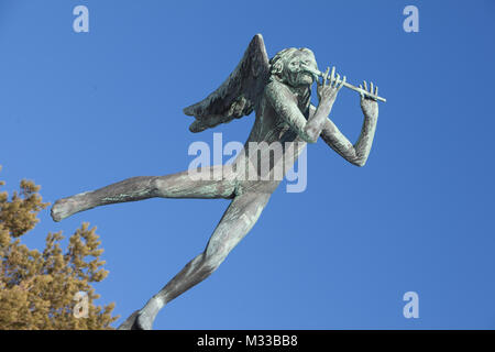 Angeli musicanti, Millesgården, Lidingö (Svezia) Foto Stock