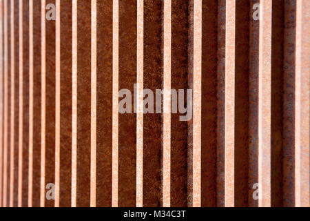 Dettaglio di un ferro arrugginito ingranaggio Foto Stock