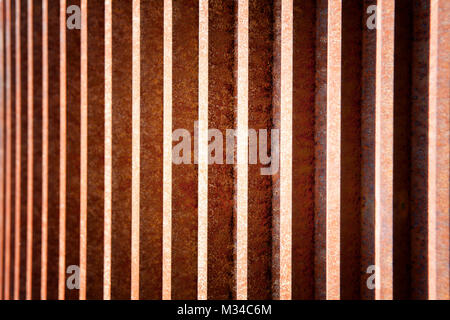 Dettaglio di un ferro arrugginito ingranaggio Foto Stock