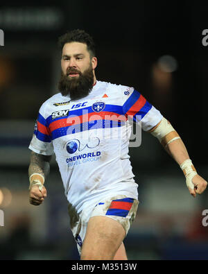 Craig Huby di Wakefield Trinità durante il Betfred Super League Round 2 Wakefield rispetto a Salford Red Devils 09/02/2018 al Mobile Rocket Stadium Foto Stock