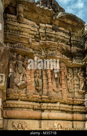 Polo monumento in foresta, Vijayanagar, Sabarkantha, Gujarat, India, Asia Foto Stock