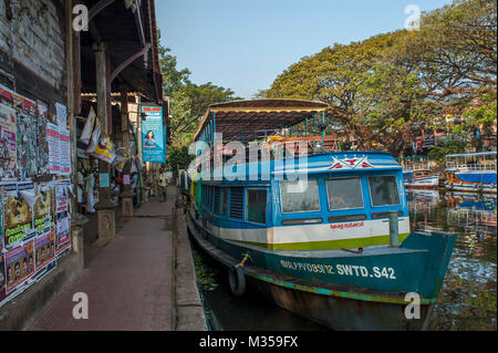 Il Molo, Alappuzha, Kerala, India, Asia Foto Stock