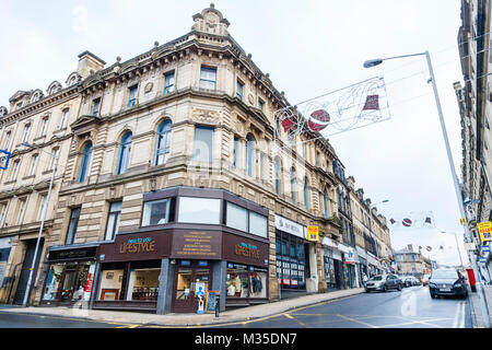 Darley Street, Bradford, West Yorkshire Foto Stock