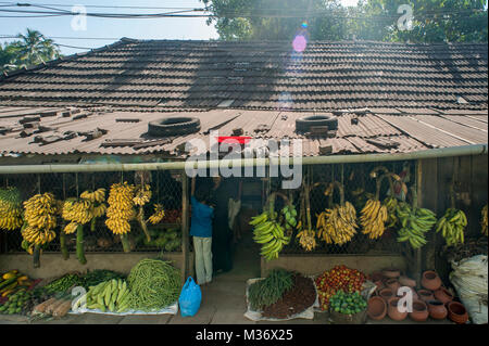 Negozi, chavakkad, Kerala, India, Asia Foto Stock