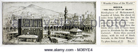 Città di meraviglia del mondo - La Mecca, Arabia Saudita Foto Stock