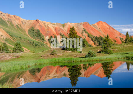 Red Mountain Pass nelle montagne di San Juan a sudovest del Colorado Foto Stock