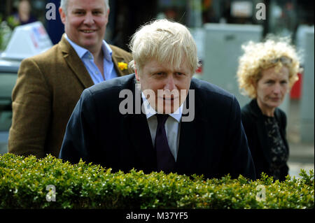 Segretario degli esteri britannico Boris Johnson il Segretario di Stato per gli Affari Esteri e del Commonwealth Foto Stock
