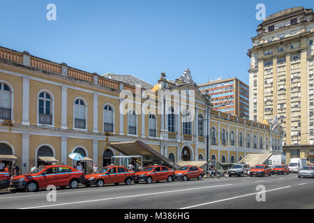 Mercato pubblico (Mercado Publico) nel centro di Porto Alegre - Porto Alegre, Rio Grande do Sul - Brasile Foto Stock