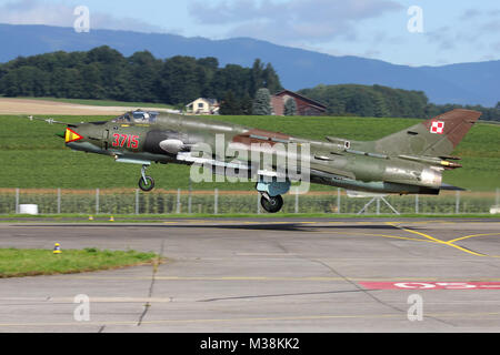 Siły Powietrzne Su-22M4K montatore Foto Stock